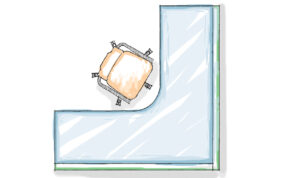 L-shaped-workstation by . 