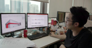 Shanghai-Office-Designer_Sketch_Up_1 by M Moser Associates. 