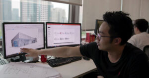 Shanghai-Office-Designer_Sketch_Up_10 by M Moser Associates. 