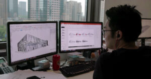 Shanghai-Office-Designer_Sketch_Up_2 by M Moser Associates. 