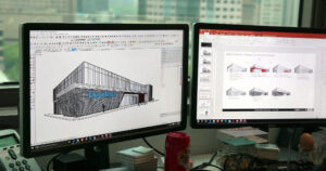 Shanghai-Office-Designers_on_Sketch_Up_3 by M Moser Associates. 