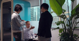 Shanghai-Office-Small_Group_Meet_1 by M Moser Associates. 