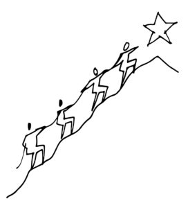 group-climb-star by . 