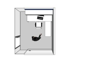 Enclosed_office_Office-3-top-view by . 