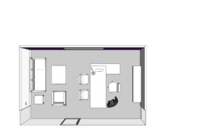 Enclosed_office_Office-7-top-view by . 