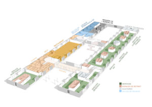 axonometric-ground-floor by . 