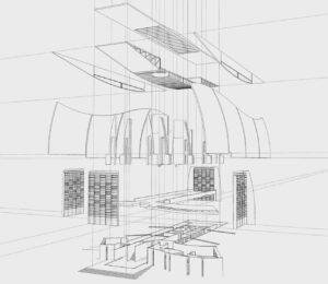 exploded_axon_sketchup_linework_alex_hogrefe by . 